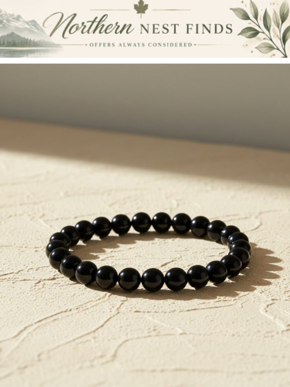 Natural Stone Beaded Stretch Bracelet, Round Gemstone Crystal Jewelry, 8mm
